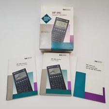 Vintage HP 48G Graphing Calculator Box with Quick Start, User's Guide & Pamphlet