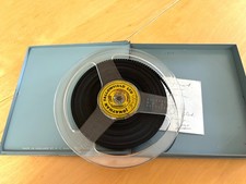 Vintage Cine Film.  8mm Home Movie, 7 Inch reel in metal case