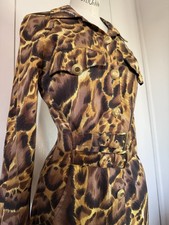 Versus Versace 1990s Animal Print Dress IT 38