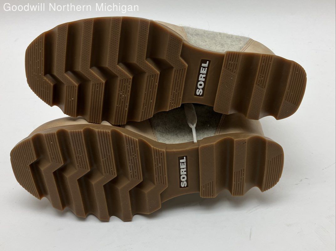 Sorel Beige/gray Solid Wedge Boot Boot Women 8 - image 7