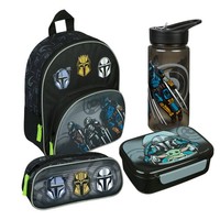 Set Star Wars | Kinderrucksack Mit Trinkflasche, Brotzeitdose Und Schlamper