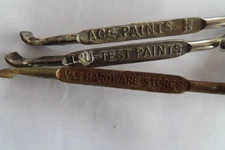 3 -VTG V&S, ACE. TRU-TEST Metal Paint Can Bottle Openers Hardware Hand Key Tool
