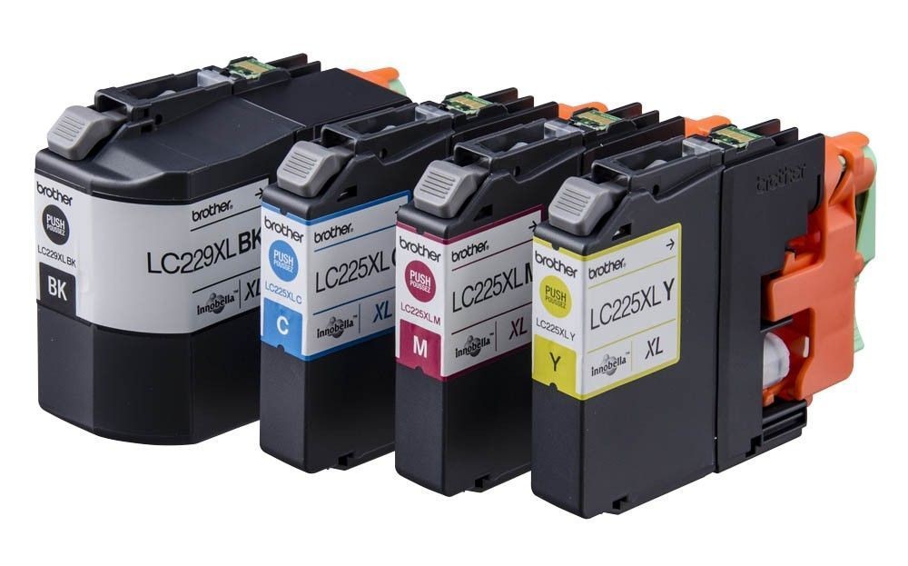 Cartouche Brother LC-229XLVALBP pack de 4 encres XL à séchage rapide