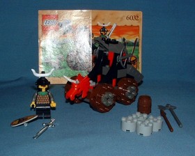 CASTLE, KNIGHTS KINGDOM CATAPULT CRUSHER SET 6032 - LEGO - 2000 - USED