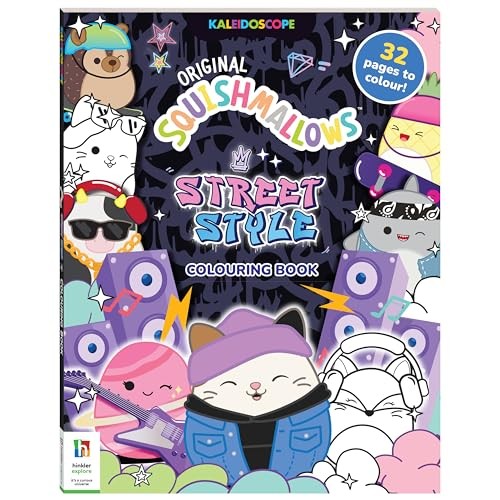 Kaleidoscope - Original Sqishmallows Street Style Colouring Book - 32 Pages NEW - Image 4