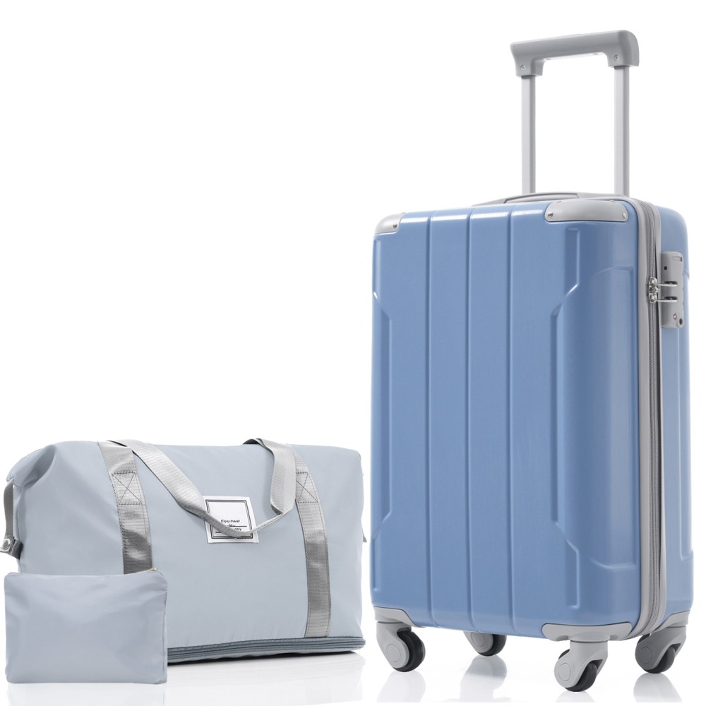 Set, Abs Hardshell Spinner, Lightweight, Blue