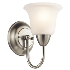 Kichler 45881 1 Light Up Lighting Wall Sconce - Nickel