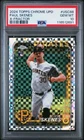 2024 TOPPS CHROME UPDATE PITTSBURGH PIRATES PAUL SKENES X-FRACTOR PSA 10