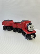 Thomas Friends Wooden Railway Train Engine James Tender