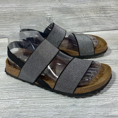 Birkenstock Papillio Sandals Caterina Elastic Slingback Silver 37 Womens US 6