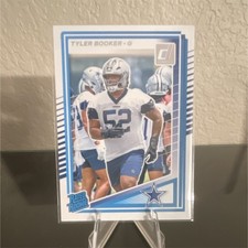 2025 Panini Donruss Rated Rookie Tyler Booker #354 Dallas Cowboys Football