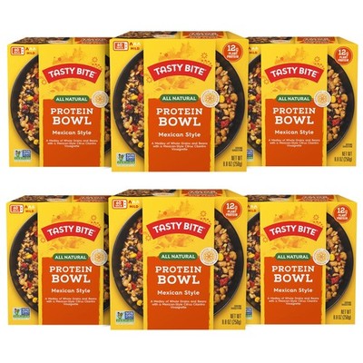 Mexican Protein Bowl, 8.8 Ounce, Pack of 6, Vegan, Ready to Eat, 12g Protein