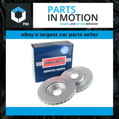 2x Brake Discs Pair Vented Front 278mm BBD5244 Borg & Beck Set 1223663 1686722
