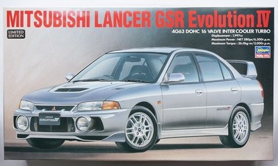 HASEGAWA 1/24 Mitsubishi Lancer GSR Evolution IV #20257 scale