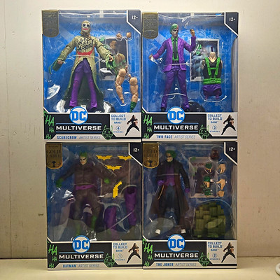 McFarlane DC Multiverse The Dark Knight Rises Artists Series GOLD Label Full Set