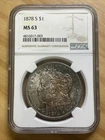 1878-S $1 Morgan Silver Dollar MS63 NGC