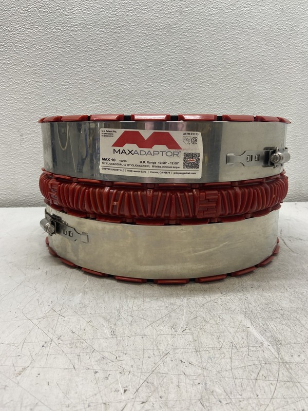 MaxAdapter 19220 Gripper Gasket Coupling 10.5" - 12.7" OD