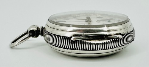 Antiguo Reloj Bolsillo Plata Fusee Londres 1878 Samuel Freeman Estuche Repuestos/Reparación - Imagen 9 de 18