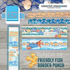 Creative Memories Friendly Fish Border Punch