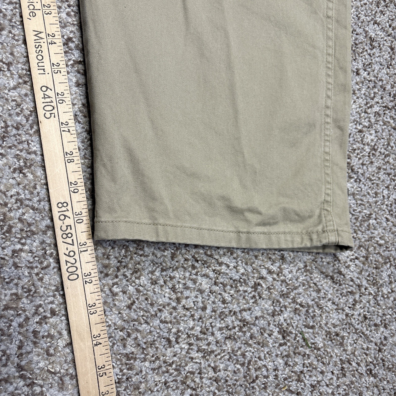 Wrangler Cargo Irregular Tan Cargo Jeans Pants Mens 48x30 Fits 48 X 31 New - View 15