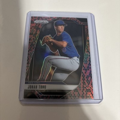 2025 Panini Prizm Jonah Tong Snakeskin SSP Mets