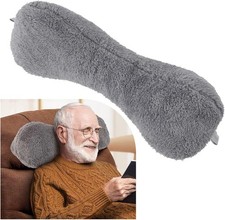 Recliner Headrest Pillow, Head Pillow for Sofa, Neck Large, Grey
