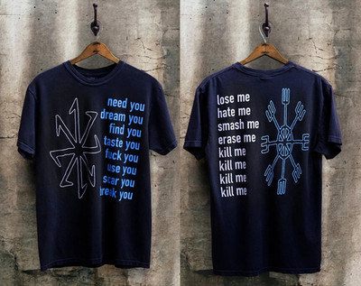 Nine Inch Nail 1995 Eraser DE Tee Size S-5XL T-Shirt