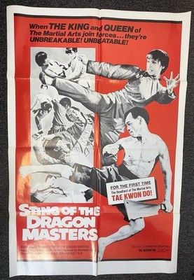 Sting of the Dragon Masters Original US Movie Poster 1971 Exploitation Film