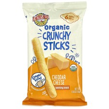 Organic Crunchy Sticks, 6 Months, Cheddar Cheese, 0.56 oz 16 g 