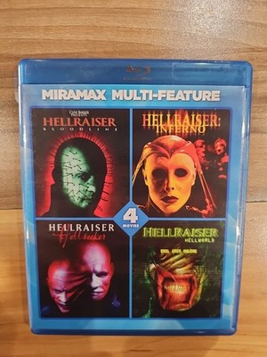 Hellraiser Series Miramax Multi-Feature 4 Movies (Blu-ray, 2011) 