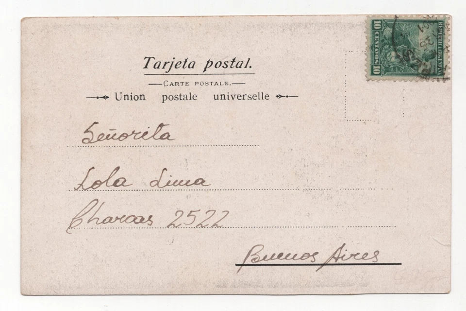 ARGENTINA 1903 ANTARCTIC EXPEDITION POSTCARD AUTOGRAPHED OTTO NORDENSKJOLD - Image 2 of 2