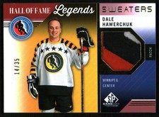 2021-22 SP Game Used HOF Legends Sweaters Patch #HOFDH Dale Hawerchuk /35