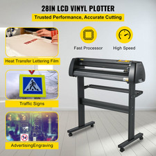 Vinyl Cutter Machine, 28 Inch Paper Feed Cutting Plotter Bundle