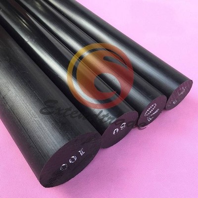 1pcs PA Plastic Round Rod Stick Stock   Polyamide Φ13*250MM Black New #qo