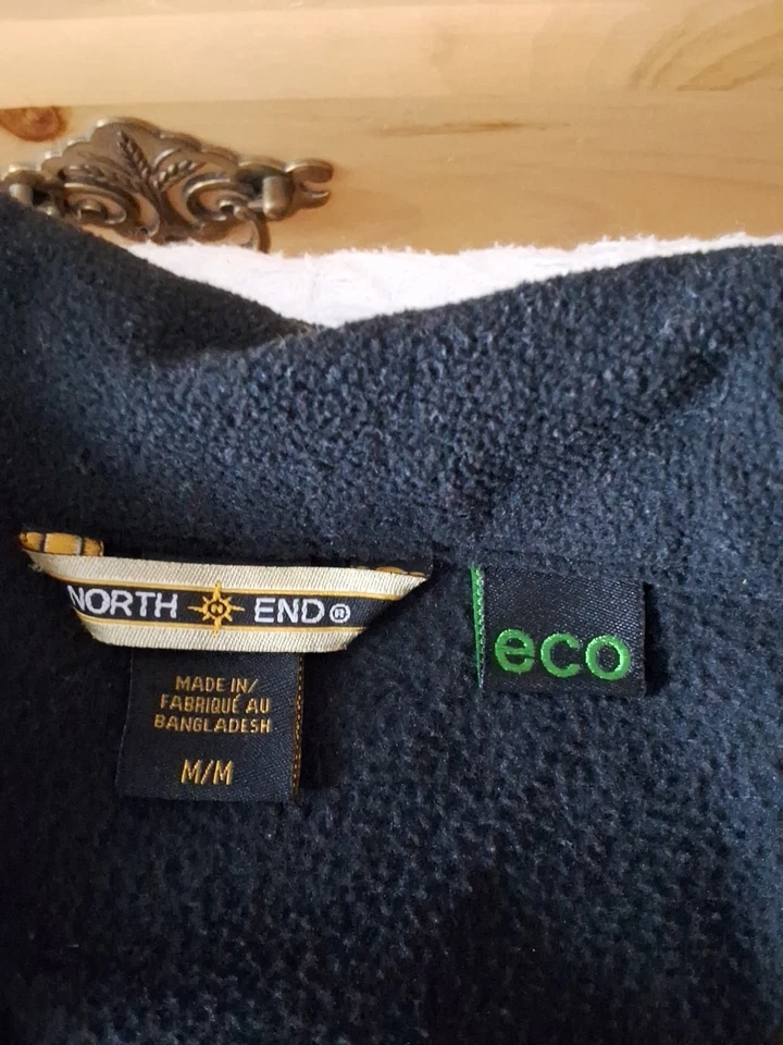 Куртка мужская North End Eco черная флисовая размер M Harvard Business School OPM42 - Изображение 3 из 4