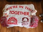 Memphis Showboats 2 Headed Poncho -Pom Poms-Cup-Visor