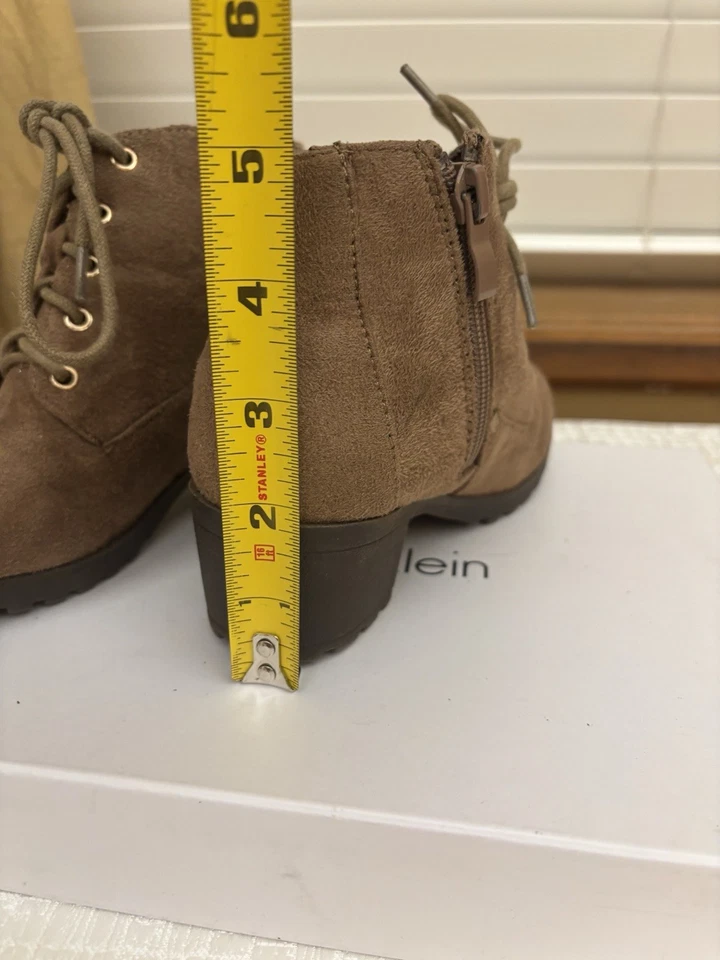 Lucky Top 冬季麂皮绒踝靴 儿童 学步女孩 12 码 — 第 4/4 张图片