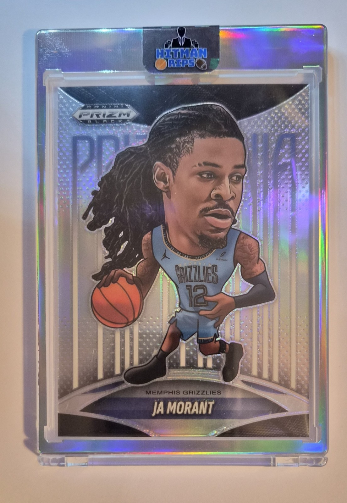 Ja Morant 2024 Panini Prizm BLACK#7 - Case Hit PRIZMANIA SSP Grizzlies
