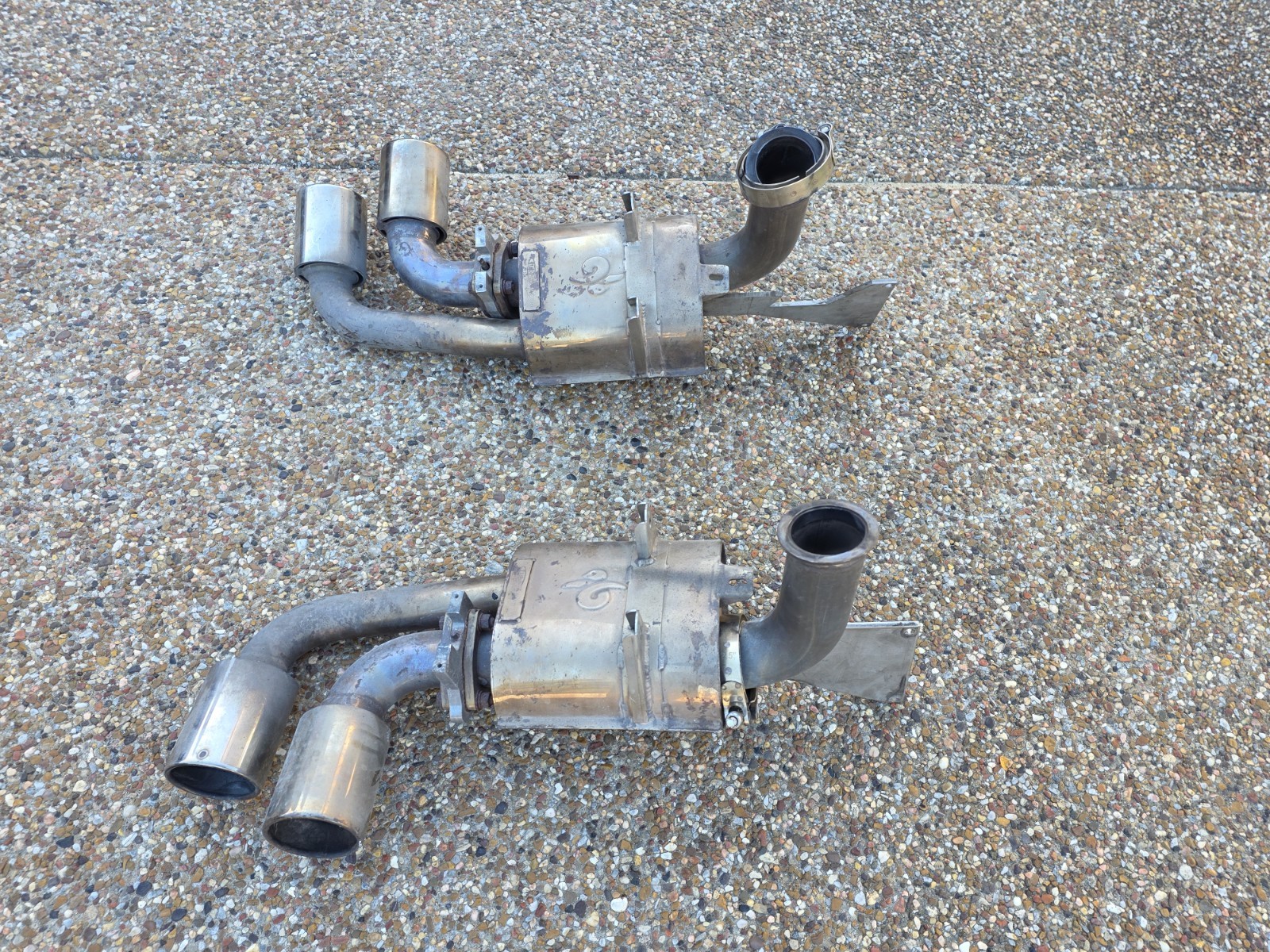 FERRARI F430 TUBI FACTORY ORIGINAL VALVED RACING SPORTS EXHAUST SYSTEM