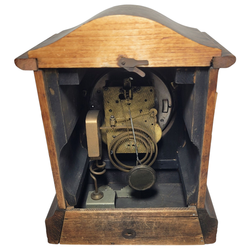 Antiguo reloj de madera Seth Thomas Mantle Mantel ~ sin probar ~ como está ~ hecho en EE. UU. - Imagen 11 de 13