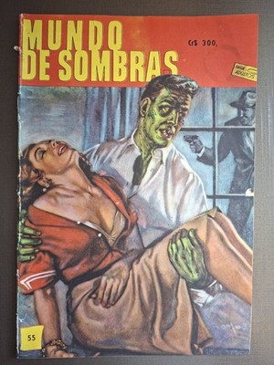 Mundo de Sombras #55 (1966) - Zezo Cover - Brazilian Horror. Phantom Stranger #2