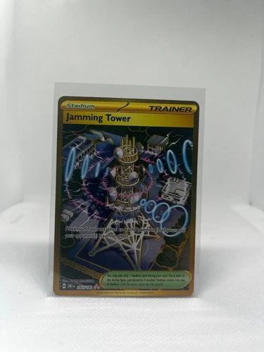 Jamming Tower 243/182 Holo SV10: Destined Rivals NM Pokémon TCG
