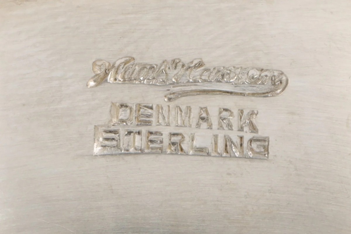 Hans Hansen 925 Silver Arvesolv 17 Sugar Tongs (40.37g.) View 2