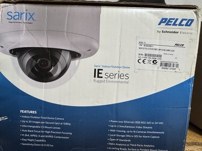Pelco IE30DN IE Series Sarix & Pelco IP 111-CHV9, New w/ extras, SD Card