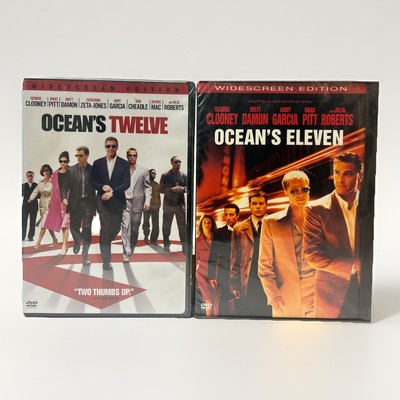 Oceans Eleven, Twelve Movie Lot (DVD Region 1) English/French *NEW, Sealed