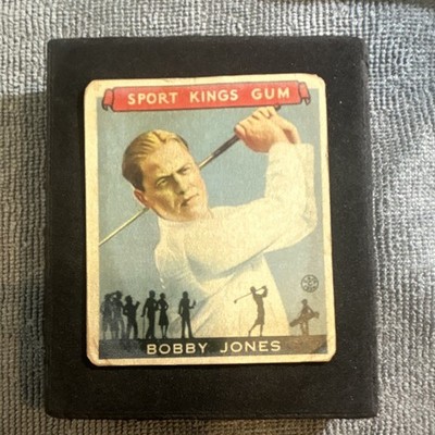 Goudey Gum Co. Sport Kings Gum Bobby Jones Golf Base Set Card #38