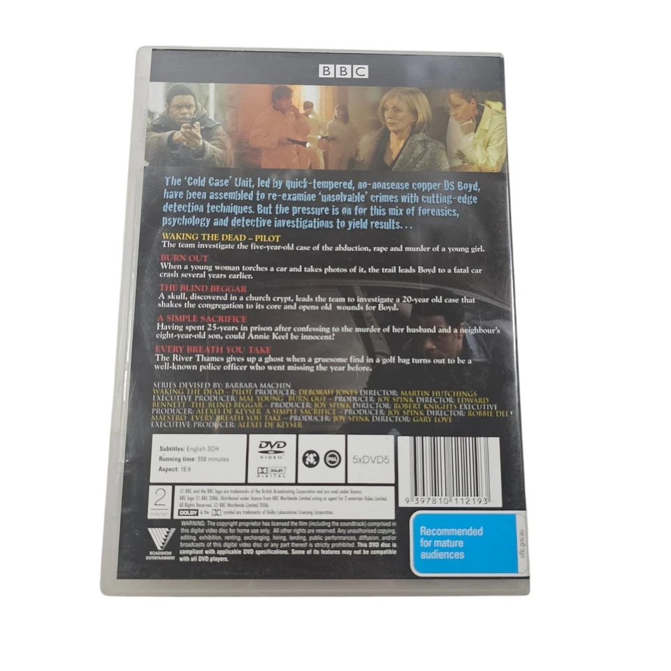 Waking The Dead Tv Series Season 1-4 + Pilot DVD R4 PAL BBC Drama Dark Detective - Image 4 of 4