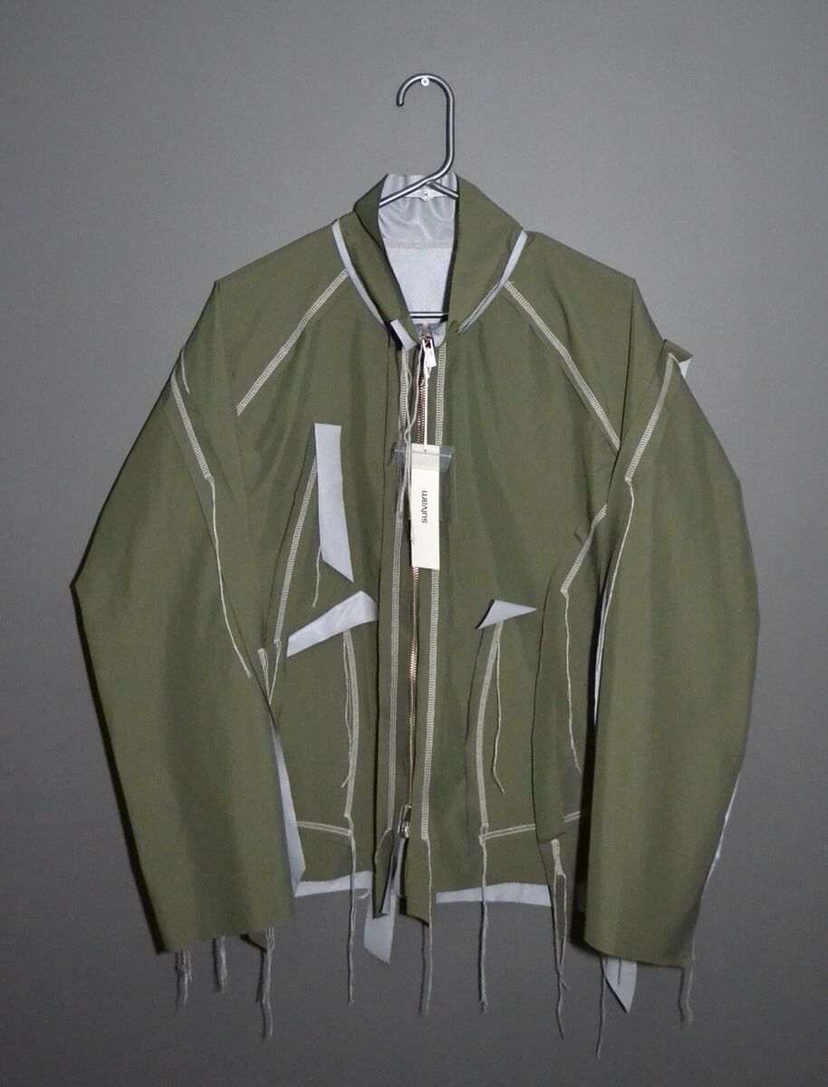 Sulvam Distressed Layered Jacket Cutting Short Blouson L | eBay Sulvam Distressed Layered Jacket Cutting Short Blouson L | eBay