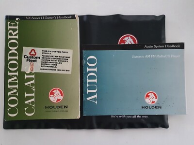 08/2001 to 09/2002 Holden VX series 2 Commodore - Owners manual set book booklet