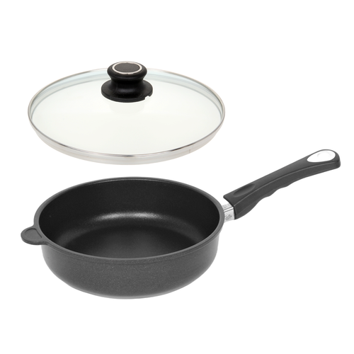Lotus Cast Iron Pan High Edge Frying Ø24cm B 18,5cm H 7,5cm Made IN Germany +